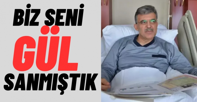 Abdullah Gül'e sitem: Biz seni gül sanmıştık