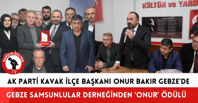 AK Parti Kavak İlçe Başkanı Onur Bakır Gebzeli hemşerilerini ziyaret etti