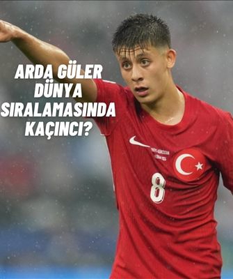 Arda Güler dünya sıralamasında kaçıncı?