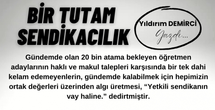 Bir Tutam Sendikacılık