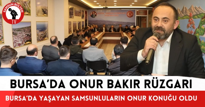 Bursa'da Onur Bakır'a coşkulu karşılama