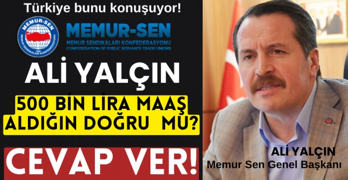 Cevap ver Ali Yalçın! bu iddialar doğru mu?