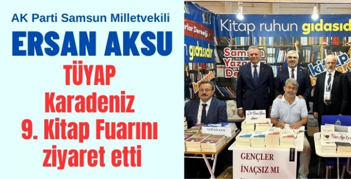 Ersan Aksu Karadeniz kitap fuarında