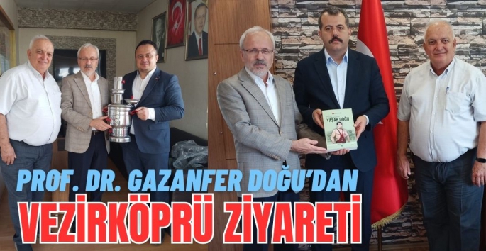 Prof. Dr. Gazanfer Doğu'dan Vezirköprü ziyareti 