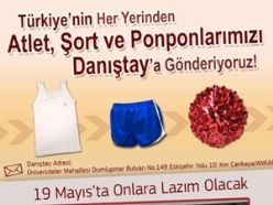 Danıştaya tepki olarak atlet şort ve ponponlarını gönderecekler