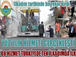 İlkadımda 550 sokak yenilenerek hizmete girdi