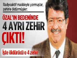 ÖZALI 4 AYRI MADDEYLE ZEHİRLEMİŞLER