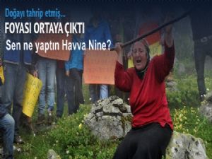 Hava nine lakaplı Rabiye Özcanın foyası ortaya çıkmış