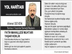 Fatih Mahallesi Muhtarı Yaşar Keklik Vefat Etti