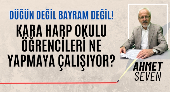 Kara Harp Okulu Mezuniyet Töreninde Yaşanılanlar