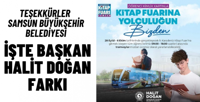 Kitap Fuarına ulaşım öğrencilere ücretsiz olacak