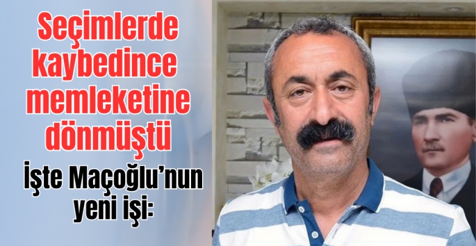 Komünist Başkan Fatih Maçoğlu'nun Yeni Mesleği Belli Oldu