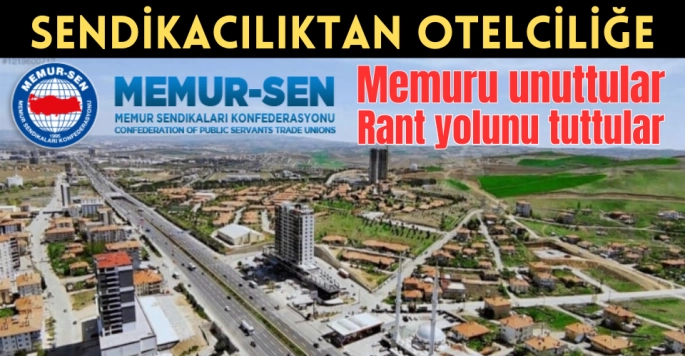 Memur-Sen'de otel çatlağı 