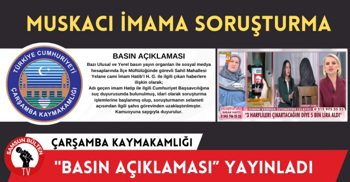 Muskacı İmama soruşturma açıldı