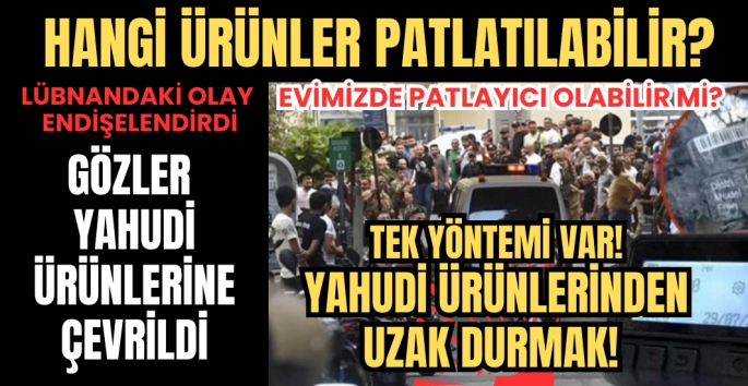 O ürünlerde patlayıcı tehlikesi olabilir mi?