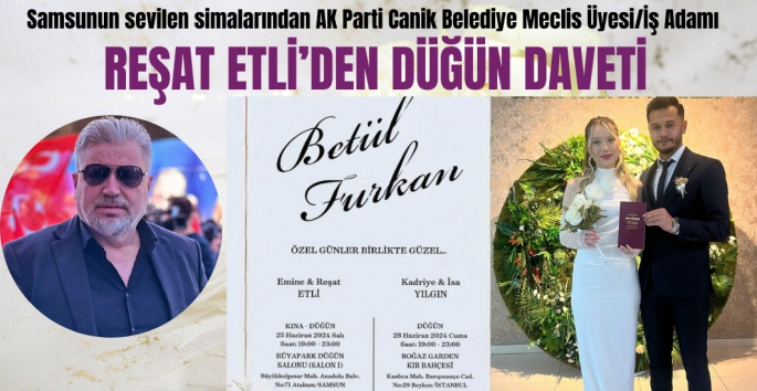 Reşat Etli'den düğün daveti