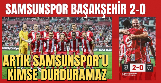 Samsunspor kendi sahasında oynadığı Başakşehir  2-0 