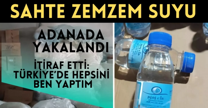 Şeytanın aklına bile gelmez. Sahte Zemzem suyu yapıp sattı