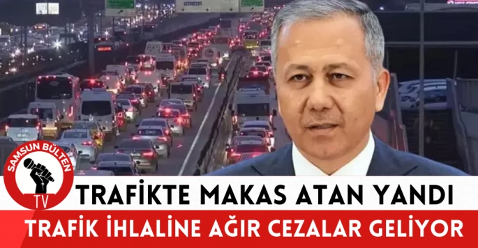 Trafikte makas atanlar şimdi yandı