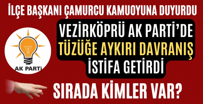 Vezirköprü AK Parti Teşkilatı bu hatayı telafi etmeli