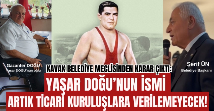 Yaşar Doğu'nun ismi ticari kuruluşlara verilemeyecek